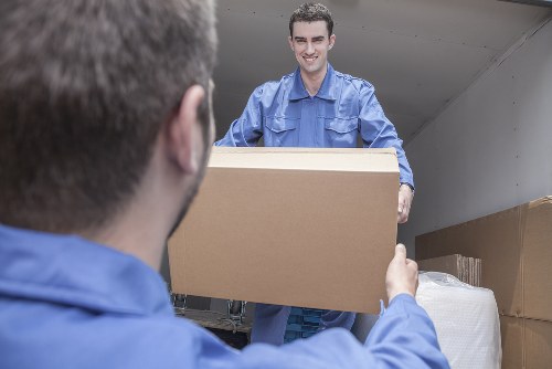 Man and van service assisting with a local move in Leyton
