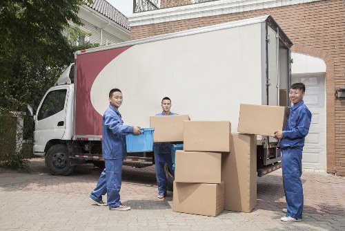 Local team collecting bulky household furniture in Leyton