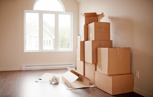 Packing and loading furniture for a Leyton home relocation