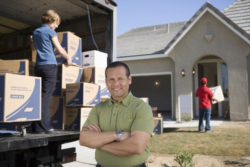 Careful packing and transport by a Leyton moving team