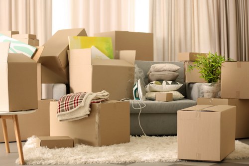 Loading items into a van using cubic-yard pricing